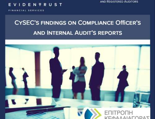 CySEC: findings on Compliance Officer’s and Internal Audit’s reports 2019