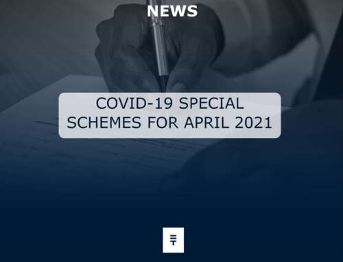 COVID-19 SPECIAL SCHEMES FOR APRIL 2021