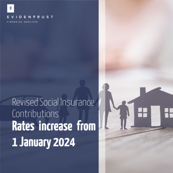 Revised Social Insurance Contribution Rates Starting 1st January 2024