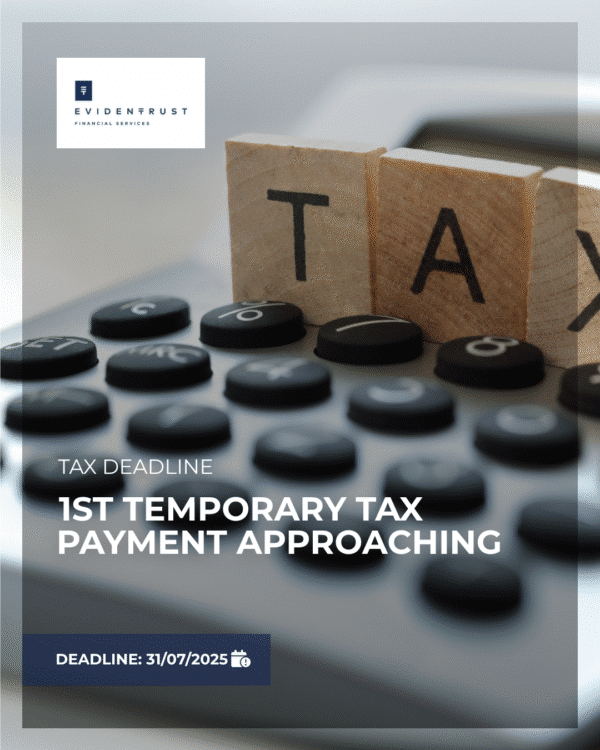 Temporary Tax 2025 - 1st Instalment